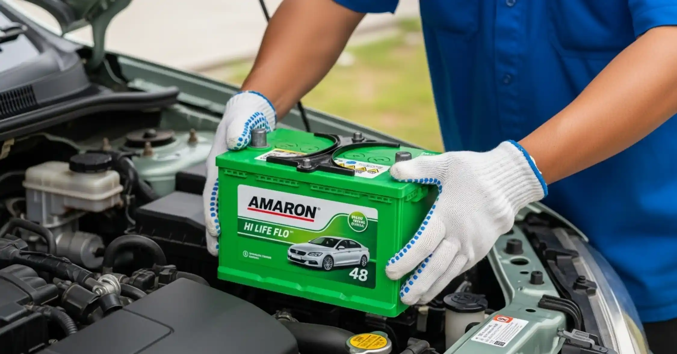 Amaron car battery