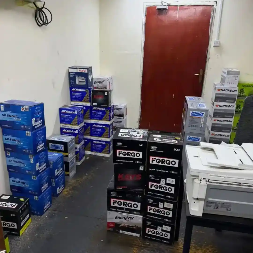 Battery storage room