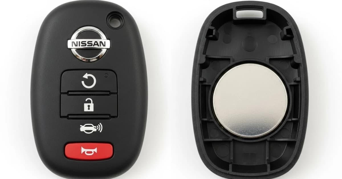 Battery of a Nissan Key