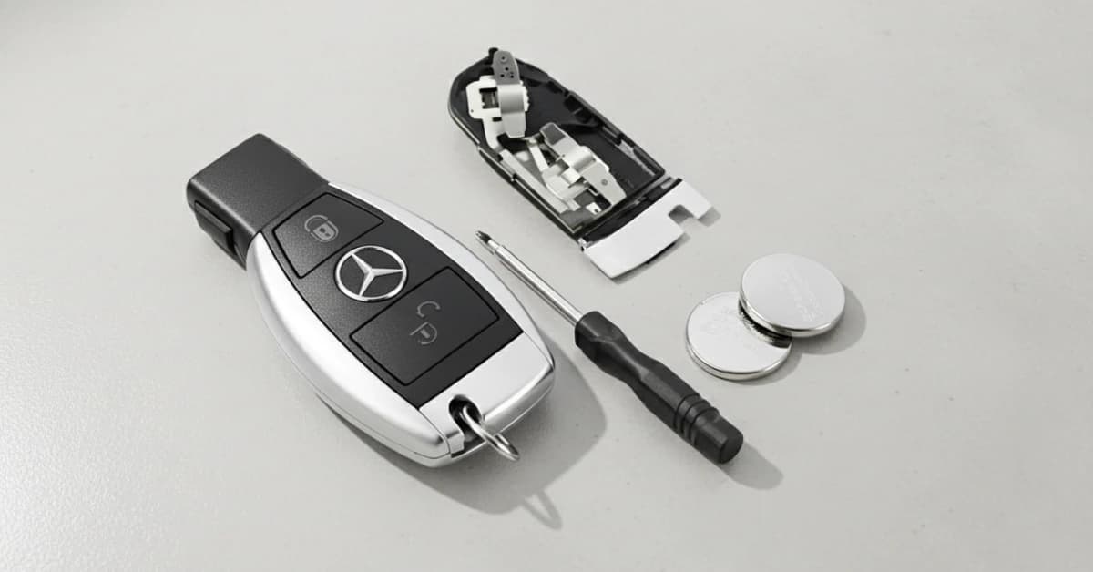 How to Remove Battery from a Mercedes Key