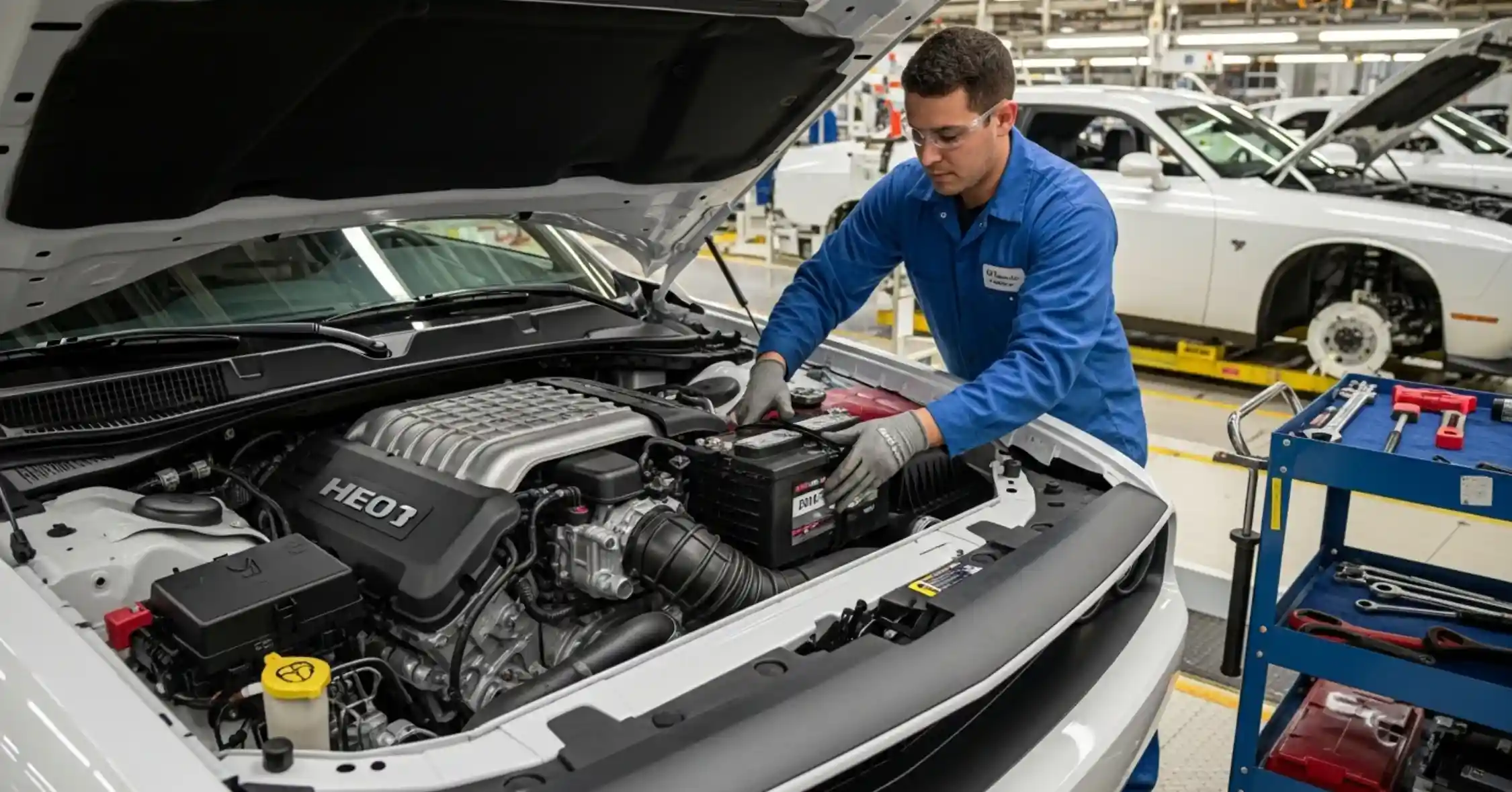 Dodge Battery Replacement in Dubai