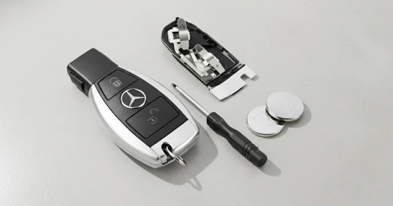 How to Remove Battery from a Mercedes Key