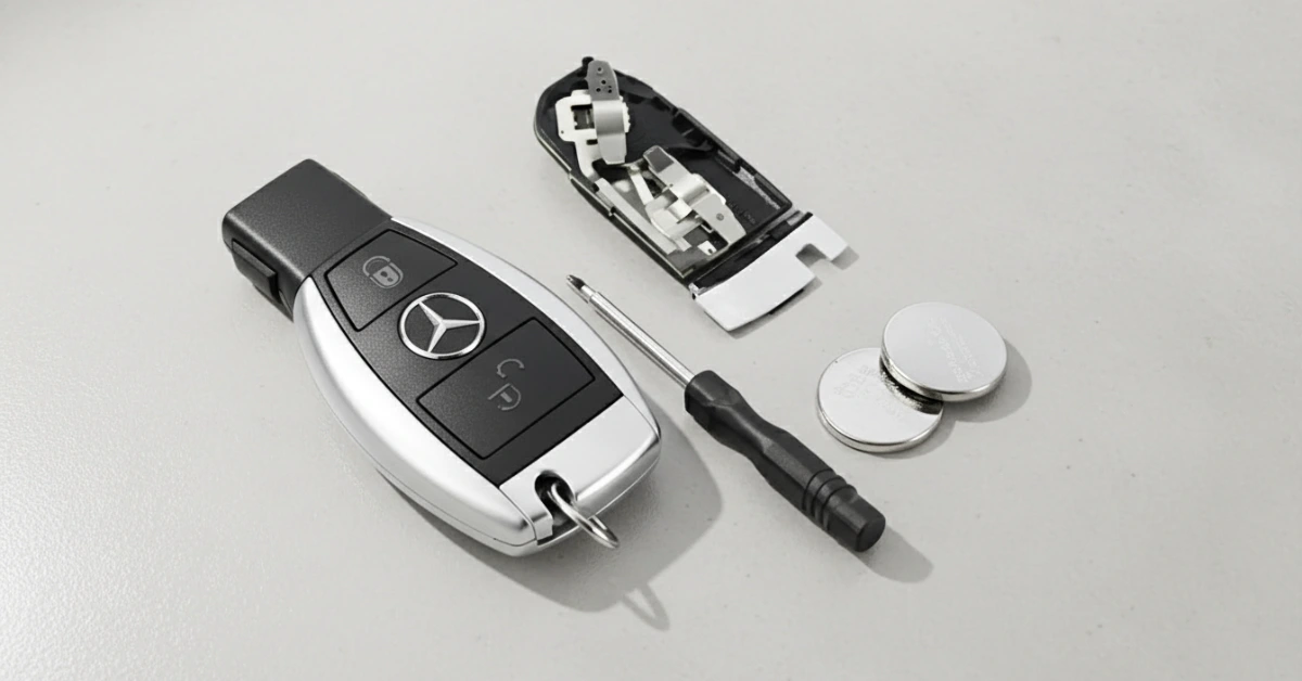 How to Remove Battery from a Mercedes Key