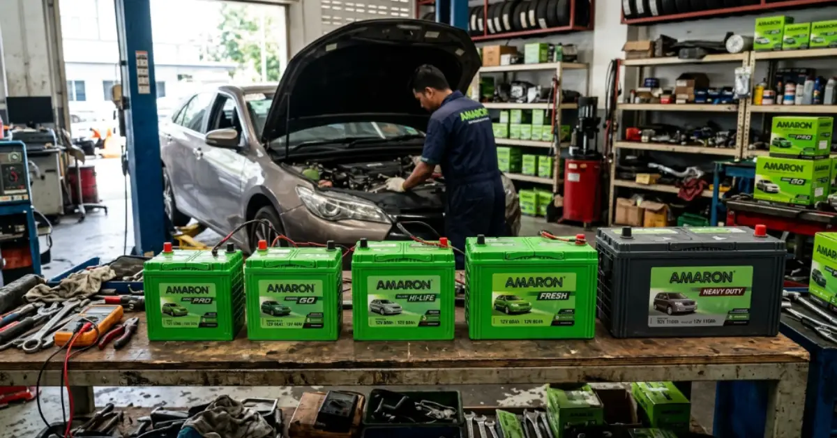 Amaron Battery Sizes Explained