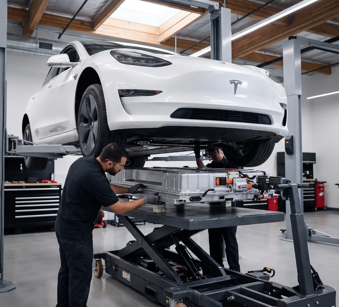 How We Replace Tesla Batteries — Our Process